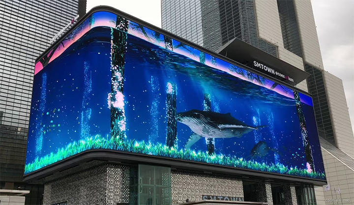 從熊貓爬墻到宇宙飛船:成都裸眼3D屏如何承包熱搜?設計師專訪|成都led顯示屏